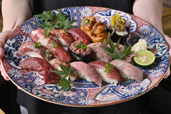 【8/26オープン!】肉屋の、鮨。『炙りと握り 肉寿司本家 お初天神店』大阪・お初天神に2号店が誕生